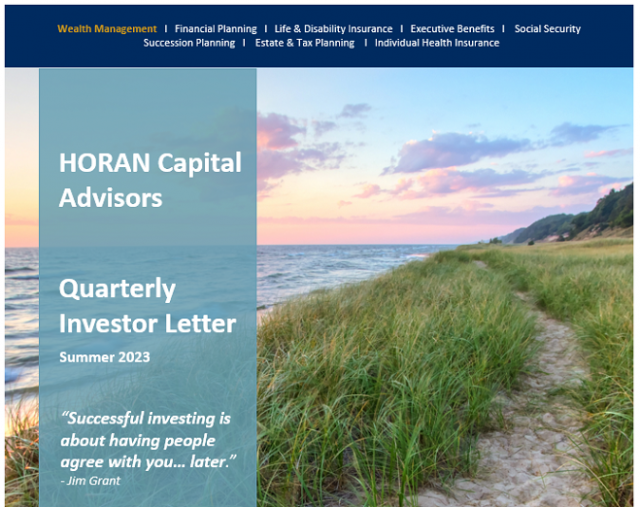 Summer Investor Letter Cover